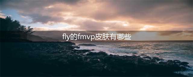 王者荣耀fly的fmvp皮肤介绍(fly的fmvp皮肤有哪些)
