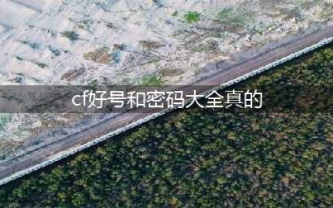 《火线精英》土豪号密码最新大全 好号和密码没人玩必须是真的(cf好号和密码大全真的)