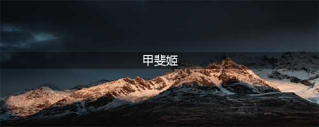 《无双大蛇3》甲斐姬怎么用 甲斐姬使用技巧分享(甲斐姬)