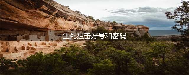《生死狙击》真的好号和密码大全 土豪好号密码没人