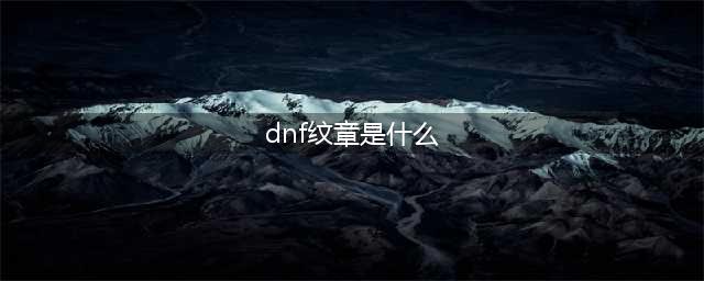 DNF纹章怎么用 DNF纹章是什么（能量属性装备介绍）(dnf纹章是什么)