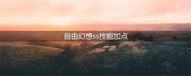 自由幻想手游术士怎么加点_术士技能属性加点攻略(自由幻想ss技能加点)