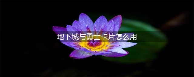 《DNF》110级狂人锐珂卡片作用介绍(地下城与勇士卡片怎么用)