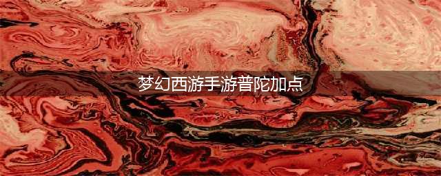梦幻西游手游普陀加点攻略