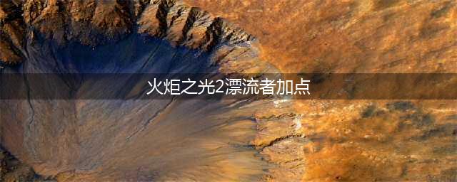 《火炬之光2》漂泊者怎么加点 漂泊者加点方法介绍(火炬之光2漂流者加点)