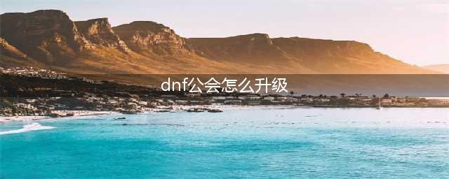 《DNF手游》公会怎么升级 公会升级方法一览(dnf公会怎么升级)