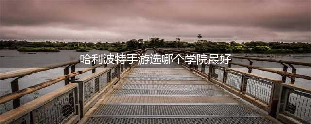 《哈利波特魔法觉醒》四个学院选择哪个好 学院选择对比分析(哈利波特手游选哪个学院最好)