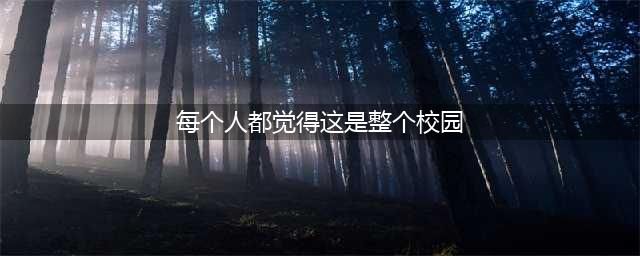 《哈利波特》他努力保护城堡里的所有人 每个人都觉得这是整个校园图文教程每个人都觉得这是整个校园线索在哪里(每个人都觉得这是整个校园)