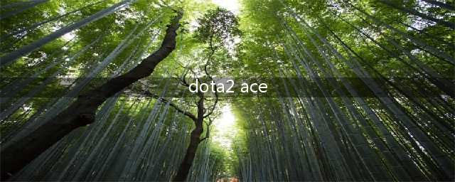 《DOTA2》Random战队未遭永久禁赛 ACE联盟：没考虑处罚(dota2 ace)