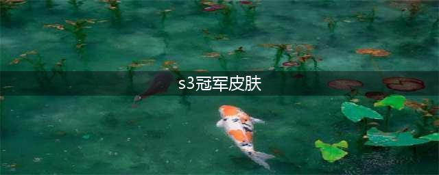 英雄联盟s赛冠军皮肤有哪些