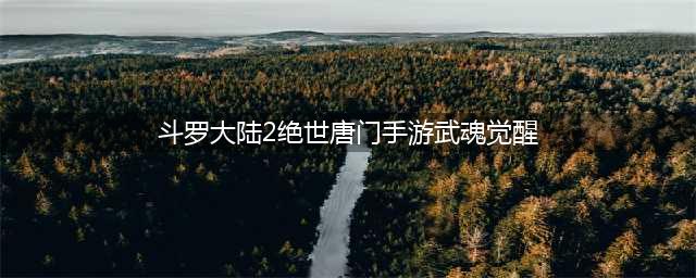 《斗罗大陆2绝世唐门》武魂怎么觉醒 武魂觉醒攻略