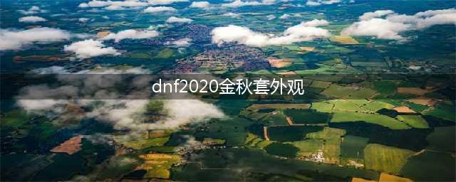dnf2020金秋套外观哪个职业最好看