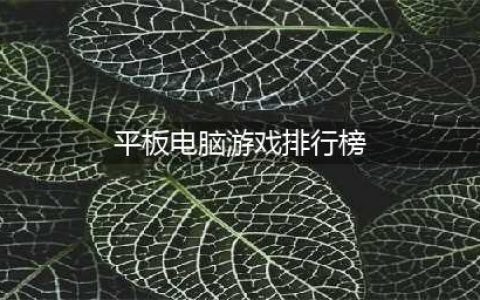 2022适合平板电脑玩的游戏有哪些 平板电脑游戏排行榜(平板电脑游戏排行榜)
