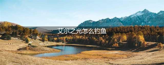 《艾尔之光》怎么钓鱼 钓鱼模式玩法攻略(艾尔之光怎么钓鱼)