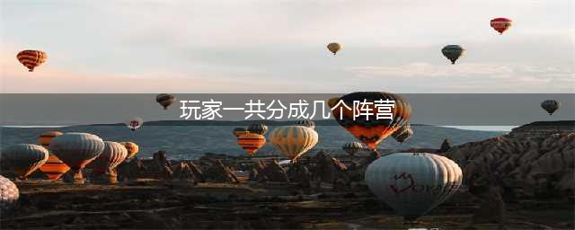 王者早知道玩家一共分成几个阵营分成集中不同的颜色?(玩家一共分成几个阵营)