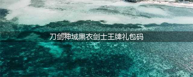 《刀剑神域黑衣剑士王牌》礼包码分享 礼包码怎么领(刀剑神域黑衣剑士王牌礼包码)