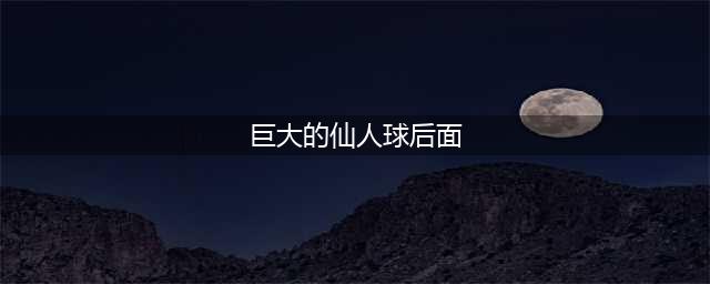 《航海王热血航线》巨大的仙人掌后面墓碑位置在哪 巨大的仙人掌后面墓碑位置分享(巨大的仙人球后面)