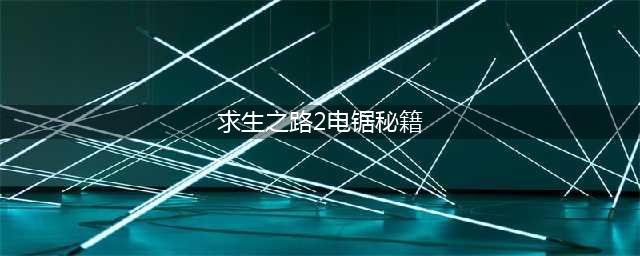 求生之路2秘籍怎么开不了 求生之路2秘籍代码大全(求生之路2电锯秘籍)