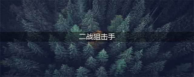 2021好玩的二战狙击手单机游戏推荐 二战狙击手单机游戏介绍(二战狙击手)