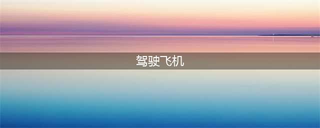 飞机驾驶游戏大全推荐2021 可以开飞机的游戏排行榜(驾驶飞机)
