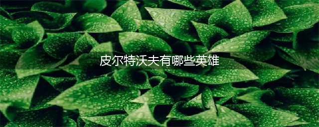 《符文之地传奇》皮尔特沃夫有哪些英雄 皮尔特沃夫阵营英雄汇总(皮尔特沃夫有哪些英雄)