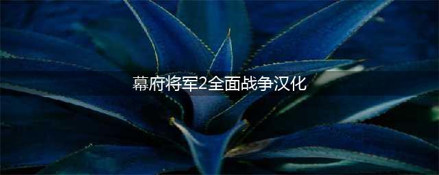 全面战争幕府将军2中文设置教程
