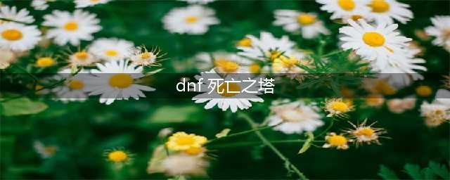 《dnf》时光回溯之旅死亡之塔怎么打 2022死亡之塔攻略
