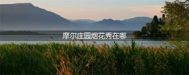 摩尔庄园手游周年烟花秀在哪里 周年烟花秀位置一览(摩尔庄园烟花秀在哪)