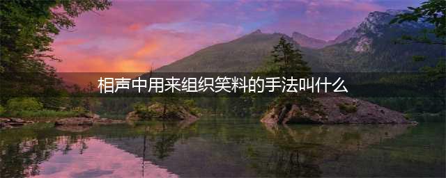 《小浣熊百将传》知识小测验答案介绍 知识小测验答案是什么(相声中用来组织笑料的手法叫什么)