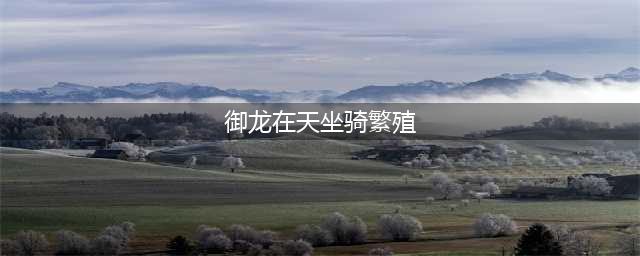 御龙在天手游坐骑繁育详解 高品质养马计划(御龙在天坐骑繁殖)