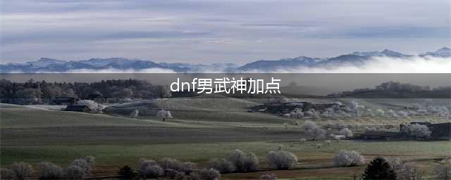 《dnf》武神100级要怎么加点 100级技能加点攻略(dnf男武神加点)