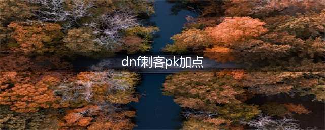 DNF手游刺客PK技能怎么加点 刺客PK技能加点推荐(dnf刺客pk加点)