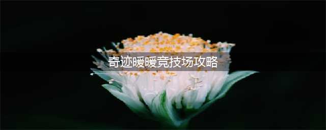 奇迹暖暖搭配竞技场攻略2023