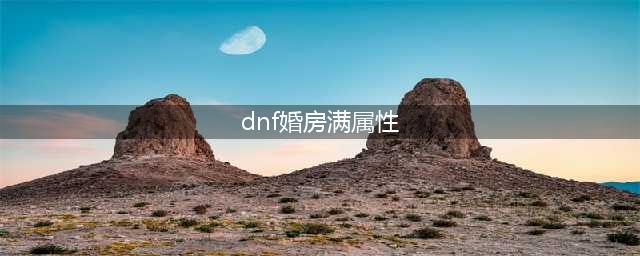 2023dnf婚房满属性一览
