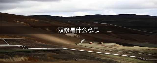 《鬼谷八荒》双修是什么意思 双修意思介绍(双修是什么意思)