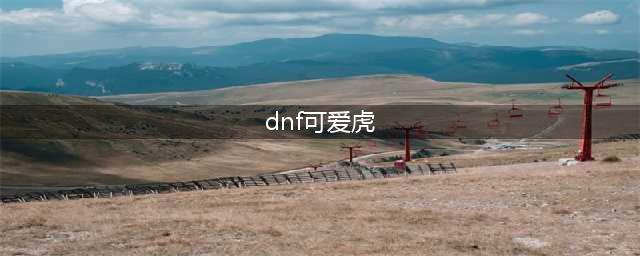 《DNF手游》可爱虎属性怎么样 可爱虎属性介绍