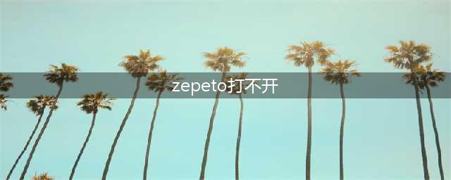 《zepeto》打不开怎么办 无法打开解决方法