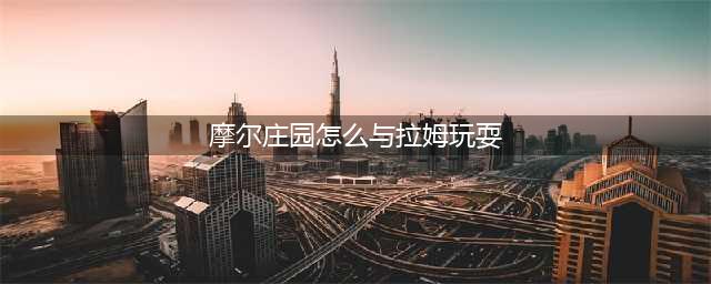 摩尔庄园怎么与拉姆玩耍？陪拉姆玩耍任务完成方法[多图](摩尔庄园怎么与拉姆玩耍)