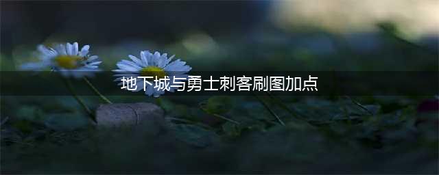 DNF刺客110级刷图加点攻略(地下城与勇士刺客刷图加点)