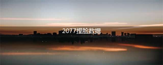《赛博朋克2077》捏脸大全 2077NPC捏脸数据分享(2077捏脸数据)