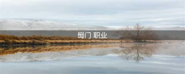 蜀门手游职业选择攻略