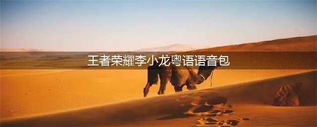 《王者荣耀》语音包设置使用方法 李小龙粤语语音包怎么用如何获取(王者荣耀李小龙粤语语音包)