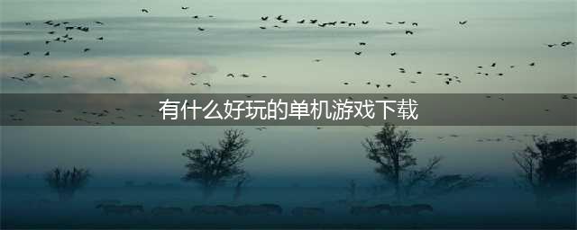 超好玩的单机游戏下载大全中文版 好玩的单机游戏推荐(有什么好玩的单机游戏下载)
