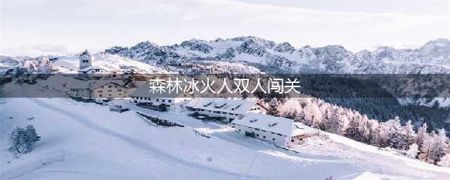 《森林冰火人》闯关双人免费版安卓下载(森林冰火人双人闯关)