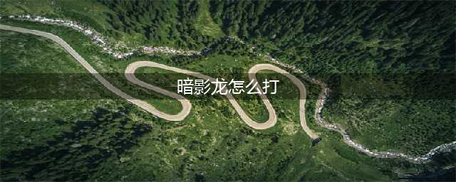 梦幻西游手游暗影龙怎么打 梦幻西游手游暗影龙打法攻略