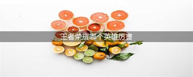《王者荣耀》什么英雄最厉害 最厉害英雄推荐(王者荣耀哪个英雄厉害)