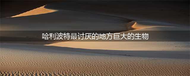 在哈利波特最讨厌的地方巨大的生物碎片位置在哪 最讨厌的地方巨大的npc位置(哈利波特最讨厌的地方巨大的生物)