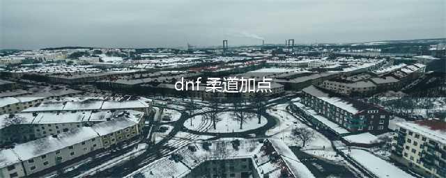 《DNF》男柔道110级刷图加点详解(dnf 柔道加点)