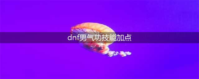 《DNF》2020男气功怎么加点 男气功加点攻略(dnf男气功技能加点)