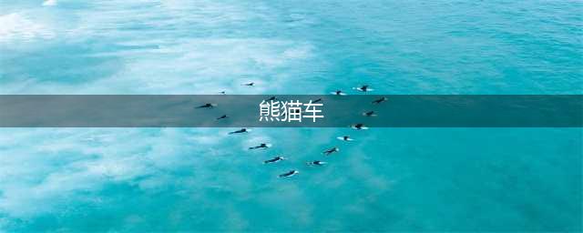 《剑网3》熊猫车外观展示 熊猫车坐骑获得方法(熊猫车)